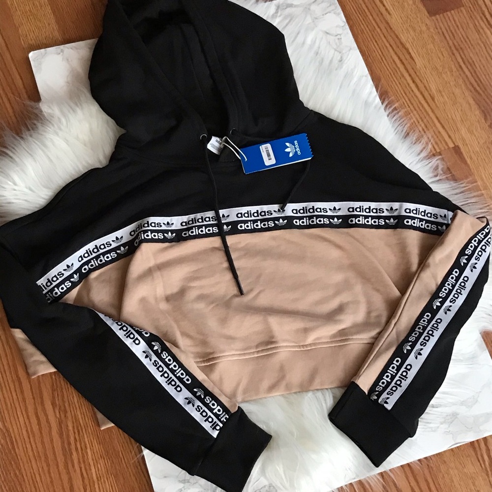 Adidas cropped hoodie